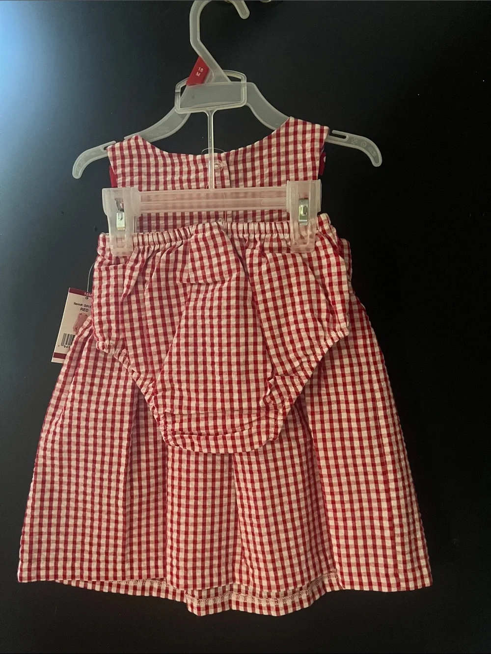 Four Kids 18M Pink Gingham & Floral Dresses